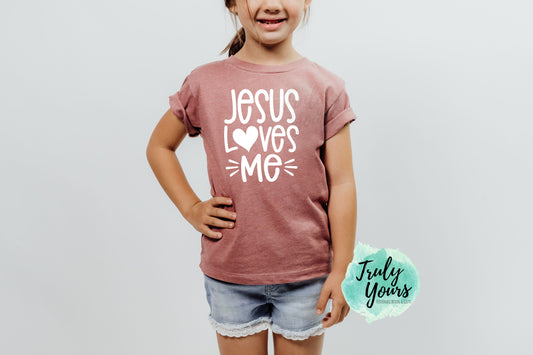 Jesus Love Me T-shirt | Kids Valentines Shirt