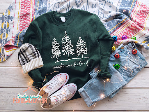 Winter Wonderland Sweatshirt Winter Wonderland Winter Sweatshirt