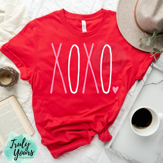 XOXO Heart T-shirt | Valentine Shirt