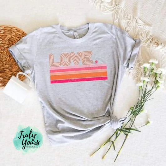 Love T-shirt | Retro Valentine's Shirt