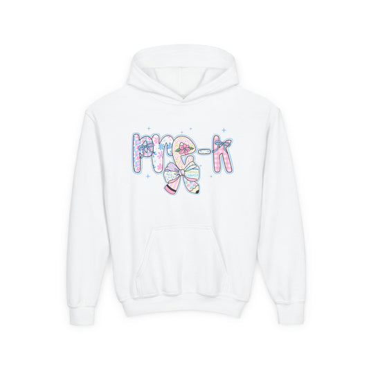 Pre-K Girls Back to School Hoodie | Youth Sweatshirt | First Day of School Gift | Pastel Floral PreK Hoodie