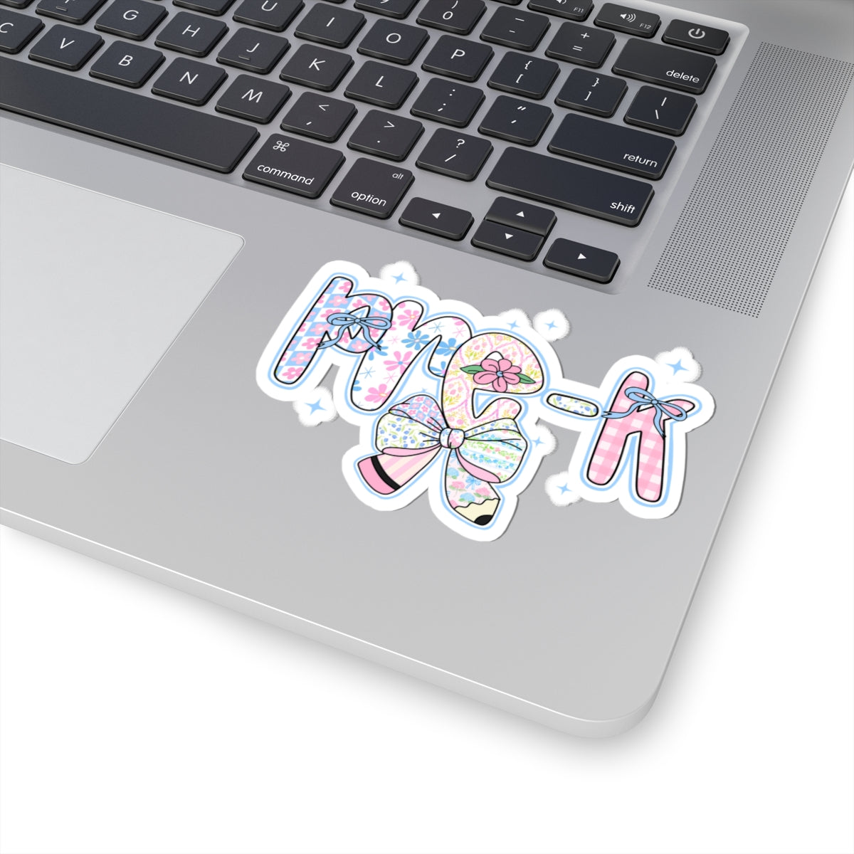 Pre-K Girls Back to School Sticker | Kiss-Cut Sticker | First Day of School Gift | Pastel Floral PreK Sticker