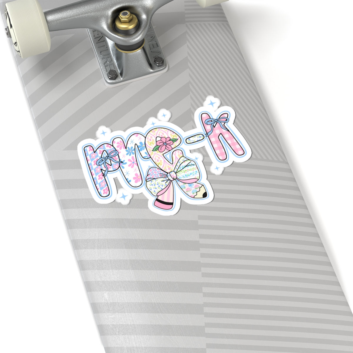 Pre-K Girls Back to School Sticker | Kiss-Cut Sticker | First Day of School Gift | Pastel Floral PreK Sticker