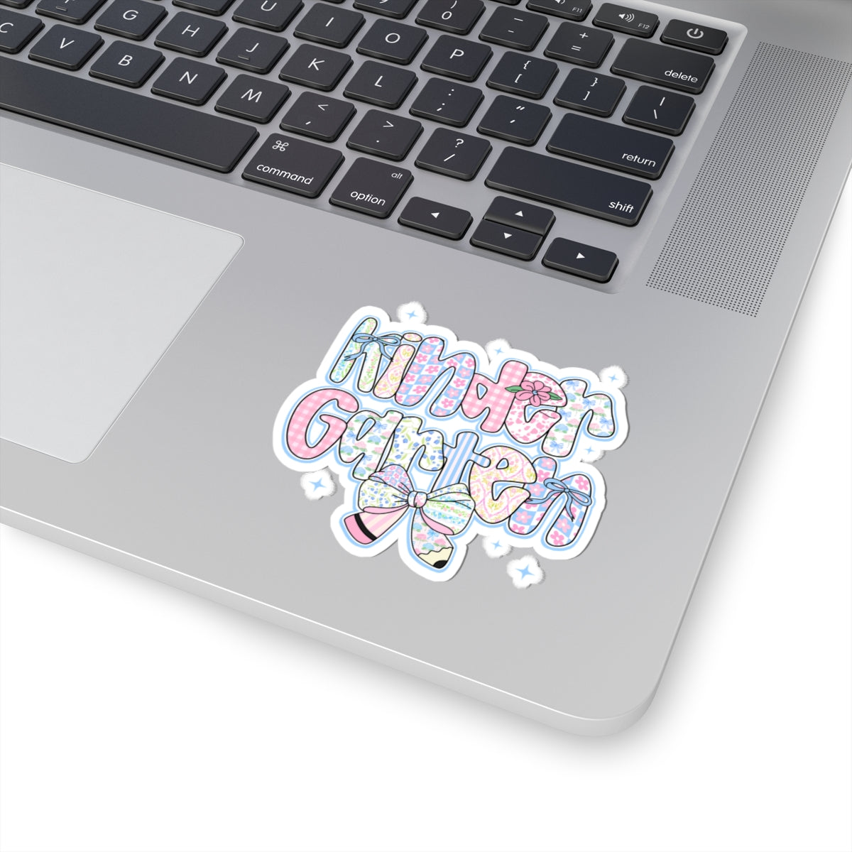 Kindergarten Girls Back to School Sticker | Kiss-Cut Sticker | First Day of School Gift | Pastel Floral Kinder Sticker