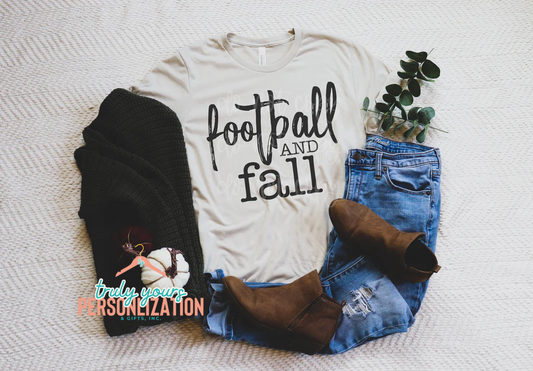 - Football and Fall T-Shirt -