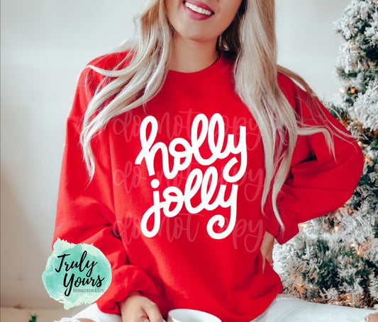 - Holly Jolly Christmas Sweatshirt -