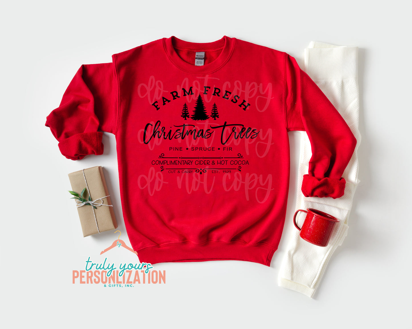 - Farm Fresh Christmas Trees Sweatshirt -