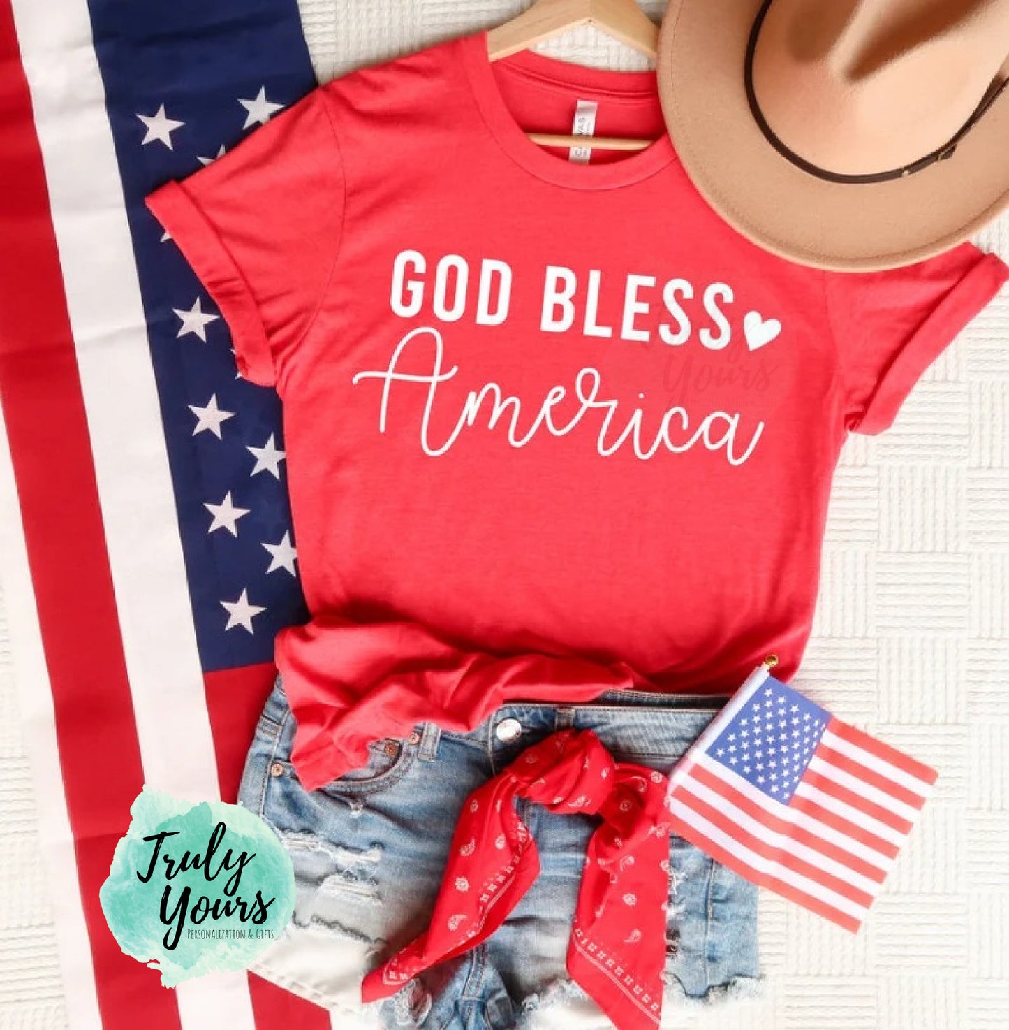 - God Bless America T-shirt | Patriotic Tee -