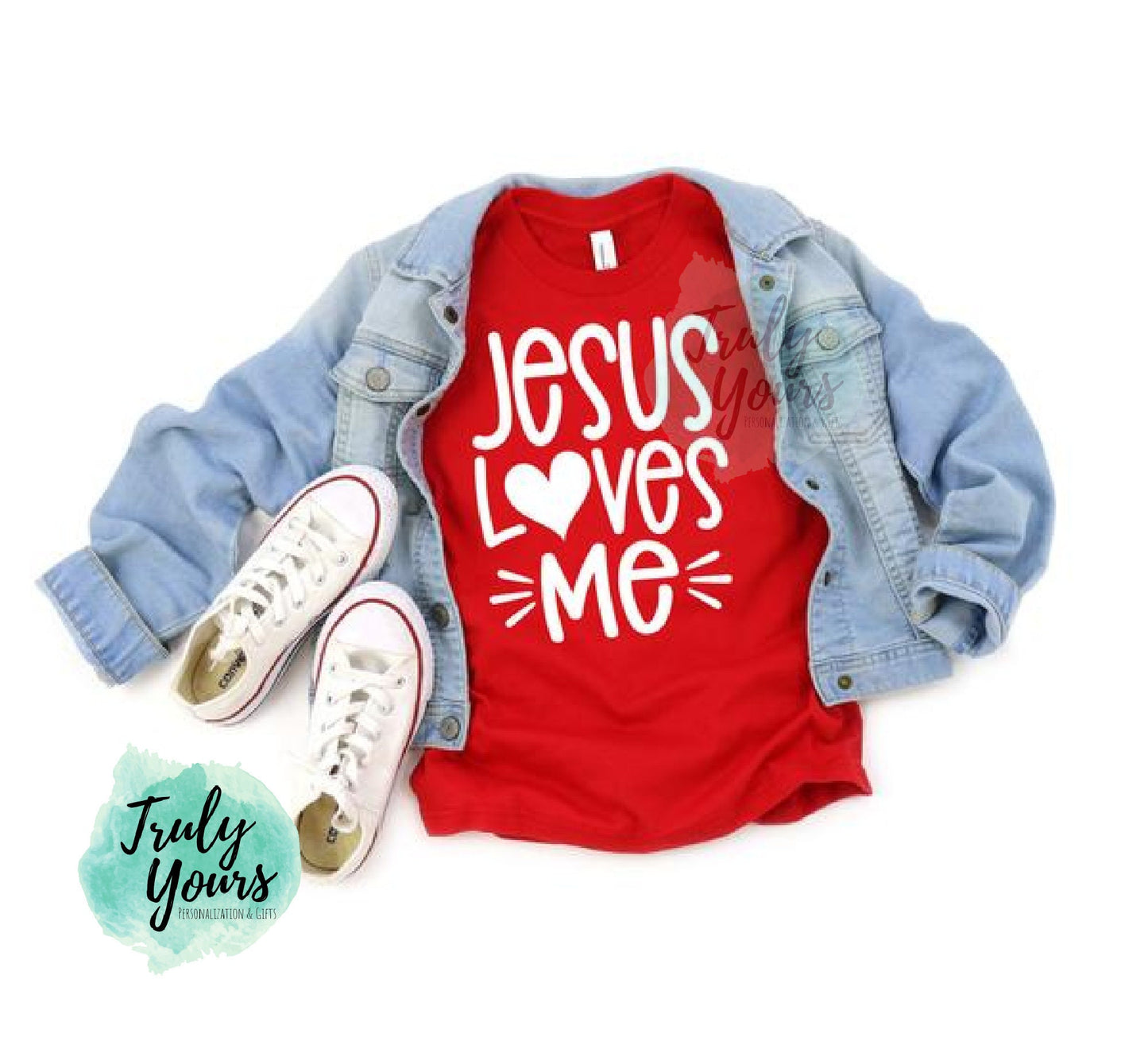 Jesus Love Me T-shirt | Kids Valentines Shirt