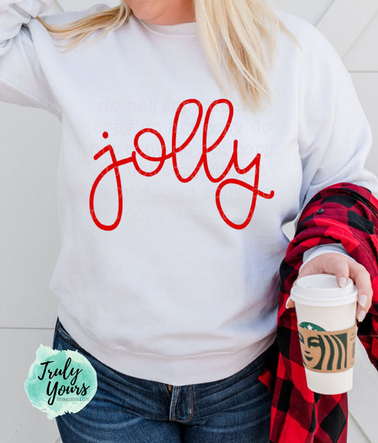 Jolly Sweatshirt | Jolly | Christmas Sweatshirt