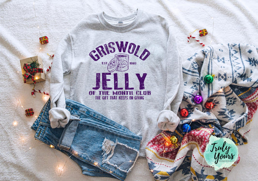 Griswold Jelly of the Month Club sweatshirt | Christmas Sweatshirt