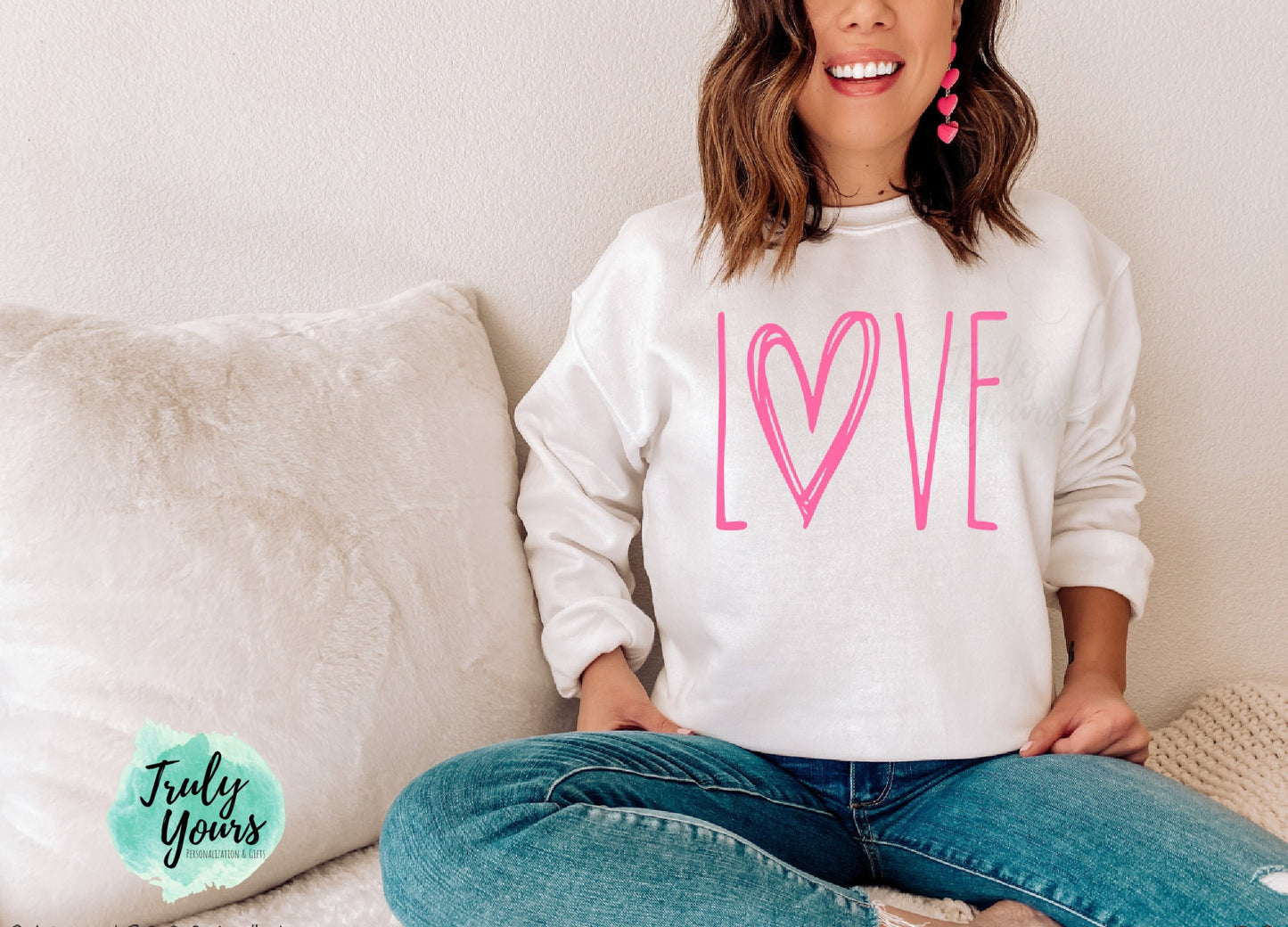 LOVE Sweatshirt | Valentine's Day Sweatshirt