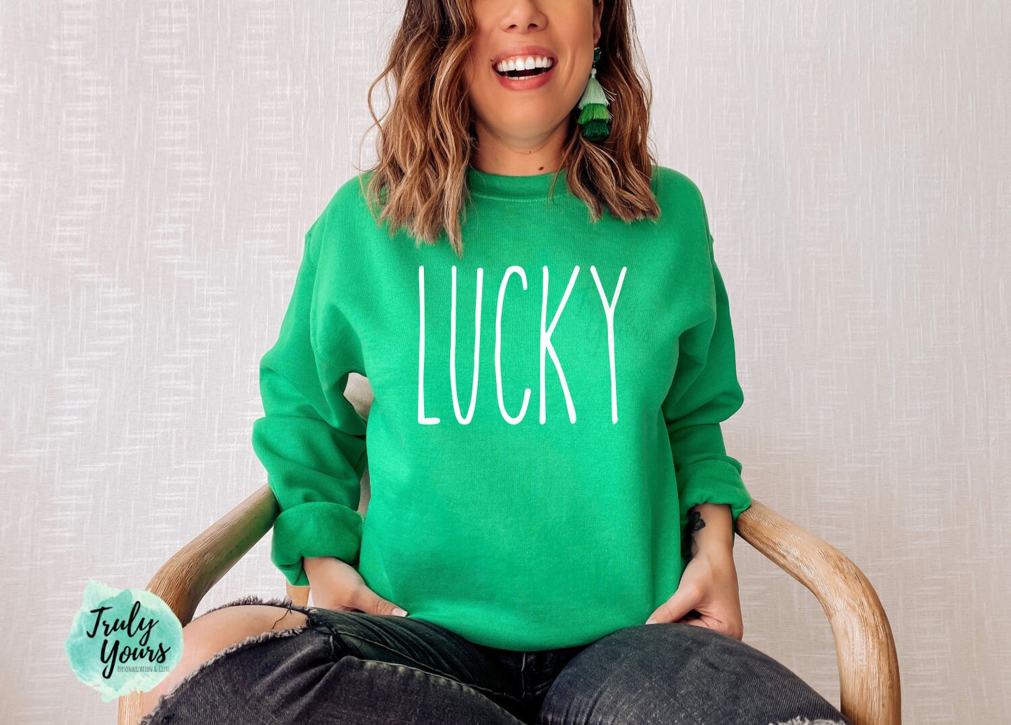 LUCKY Sweatshirt | St. Patty's Day Sweatshirt