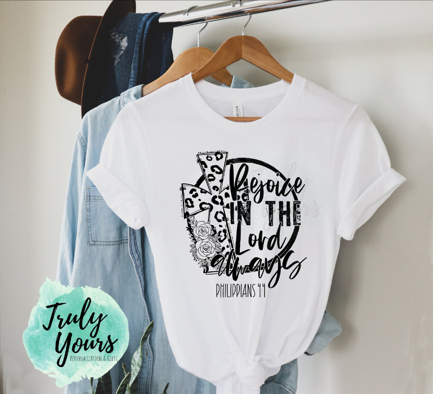 Rejoice in the Lord Always t-shirt | Rejoice in the Lord | Christian shirt | Gift for Her