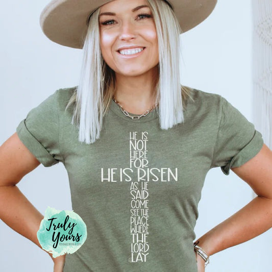 He is Risen t-shirt | Easter Shirt